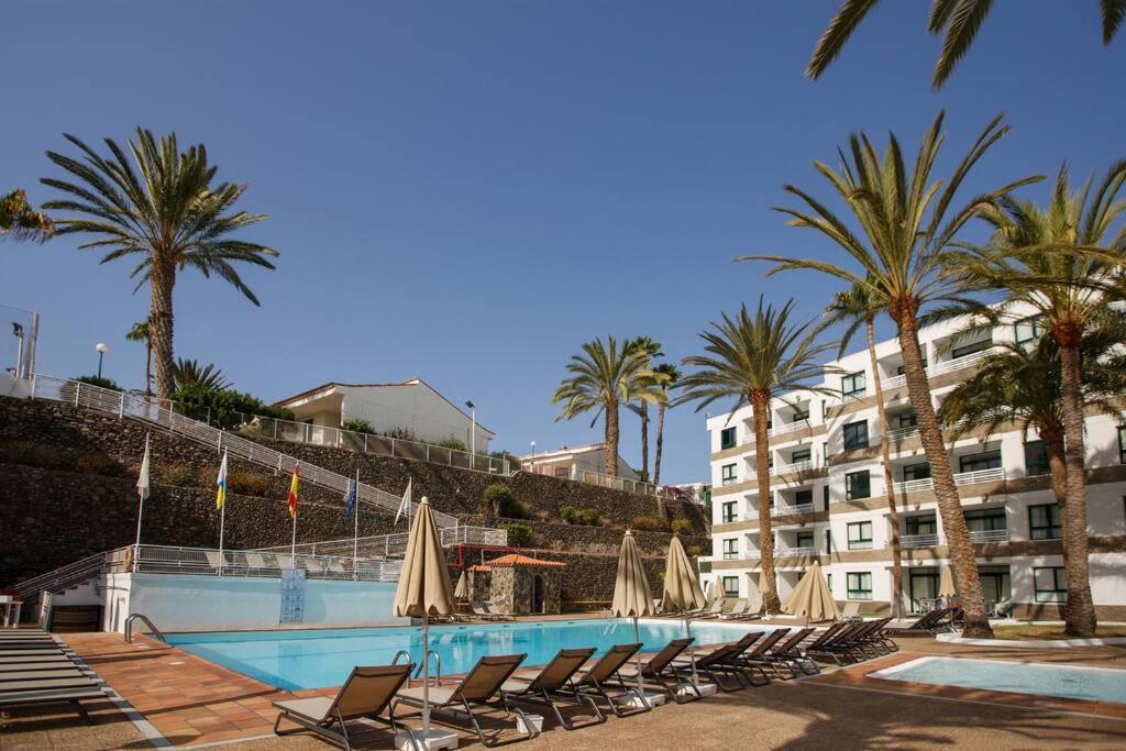 Bungalow - Piscina Climatizada - Playa Del Ingles มาสปาโลมาส ภายนอก รูปภาพ