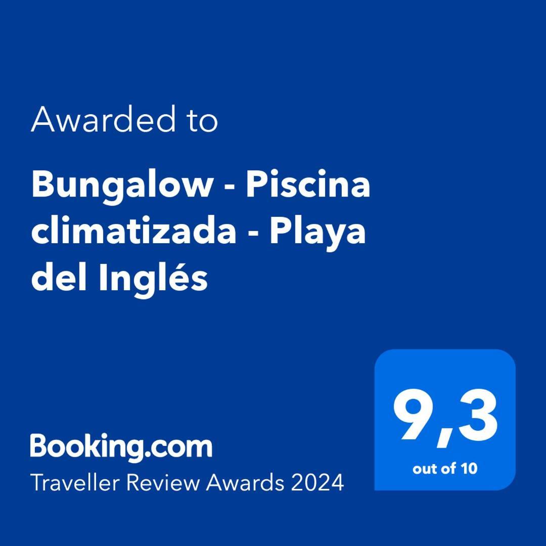 Bungalow - Piscina Climatizada - Playa Del Ingles มาสปาโลมาส ภายนอก รูปภาพ